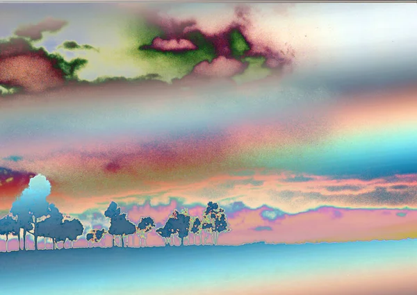 Абстрактный Цветной Текстурированный Фон Природы — стоковое фото