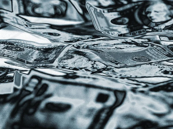 Иллюстрация Банкнот Долларах — стоковое фото
