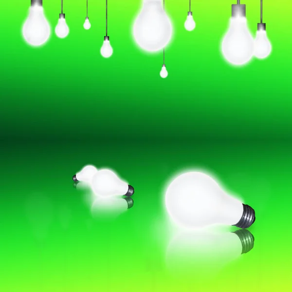 Abstract Colorful Background Bulb Environmental Concept — Stock Photo, Image