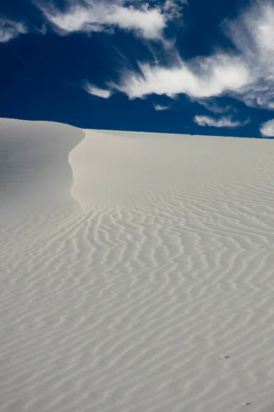 View Beautiful Desert Cloudy Sky — Foto Stock