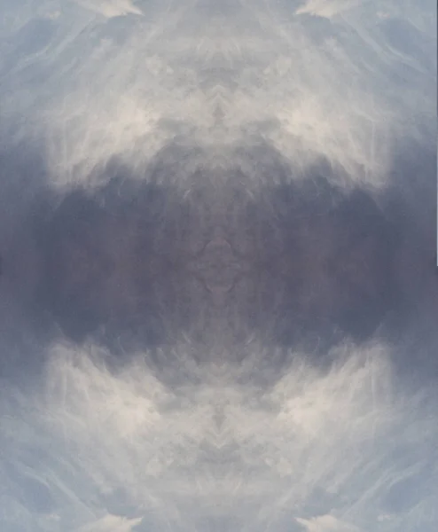 Abstrakte Kaleidoskopische Wolken Darstellung — Stockfoto