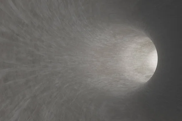 Абстрактный Серый Туннель Рендеринг — стоковое фото