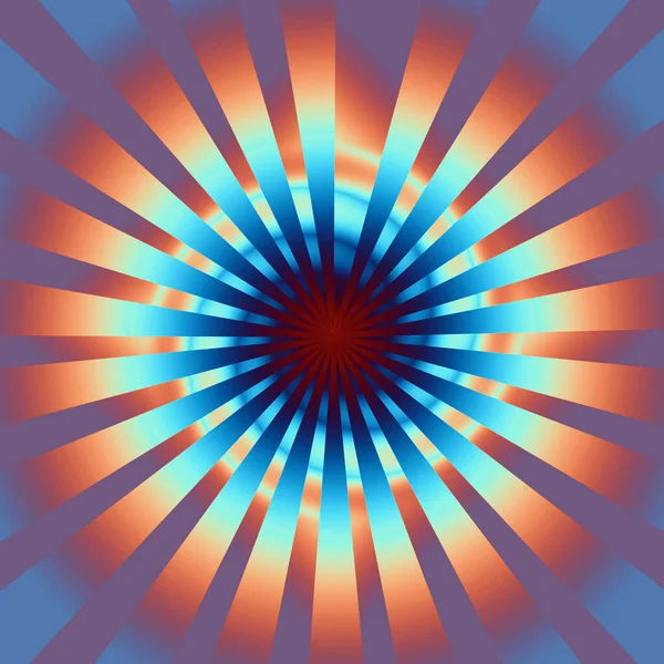 Colorful Abstract Background Starburst — Stock Photo, Image