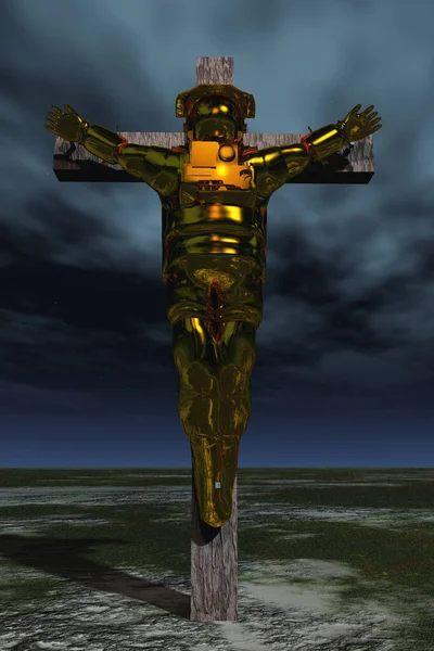 Crucifixion Concept Faith — Stock Fotó