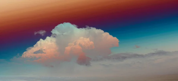 Fundo Abstrato Nuvens Natureza Cloudscape — Fotografia de Stock