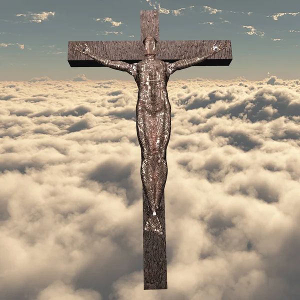 Crucifixion Concept Foi — Photo