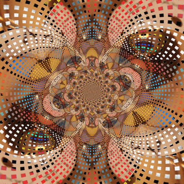 dijital soyut fraktal arkaplan