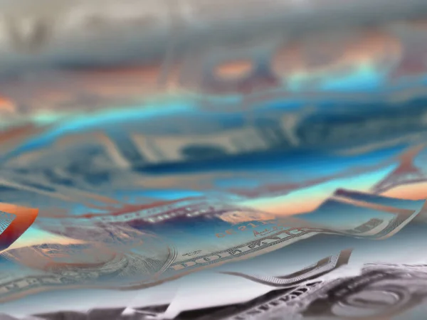 Иллюстрация Банкнот Долларах — стоковое фото