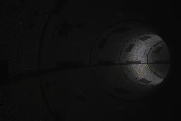 Трещина Стене Туннеля Рендеринг — стоковое фото