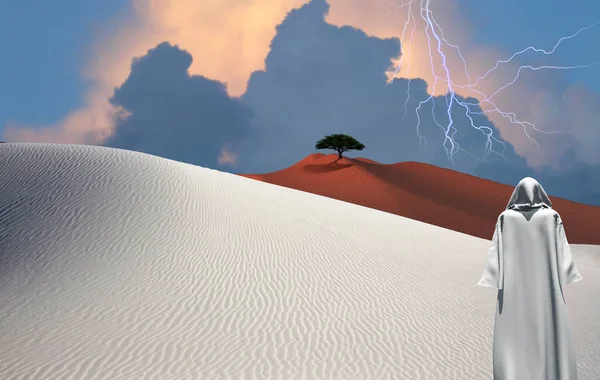 Вертикальный Выстрел Пустой Дюны — стоковое фото