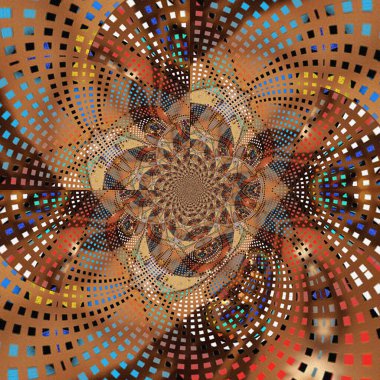 dijital soyut fraktal arkaplan