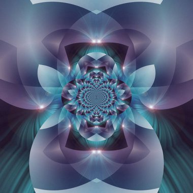 fantasy colorful fractal pattern. beautiful kaleidoscope illustration 