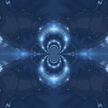 Fraktal arka plan 3d render illüstrasyon soyut.