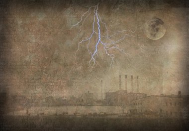 metin için alanı olan grunge arkaplanı