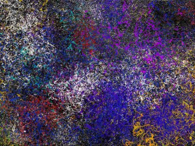 Soyut renkli tablolar. Modern sanat.