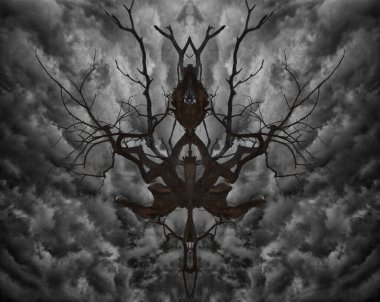 ağaç kökleri soyut arkaplan