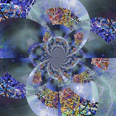 Soyut Boyama Arkaplanı. 3B illüstrasyon