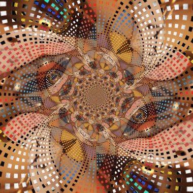 dijital soyut fraktal arkaplan