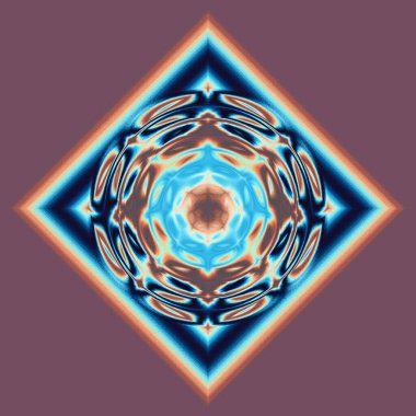 Yıldız patlaması ile renkli soyut arkaplan