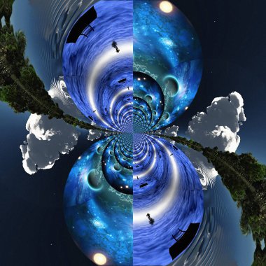 soyut desen, web tasarımı için dijital illüstrasyon arka planı