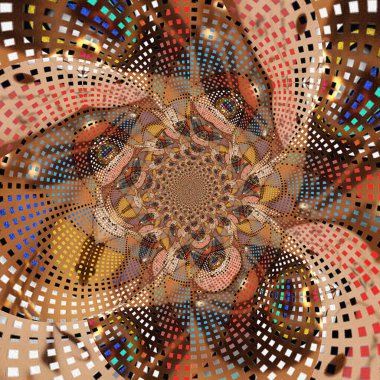 dijital soyut fraktal arkaplan