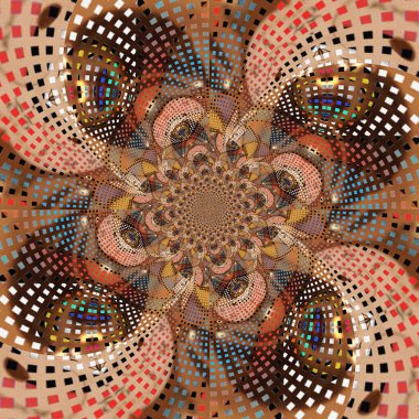 dijital soyut fraktal arkaplan