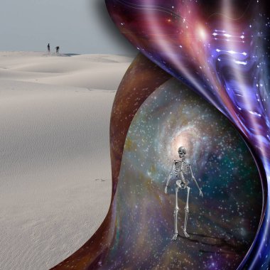 Soyut resim. Meleğin kanatları