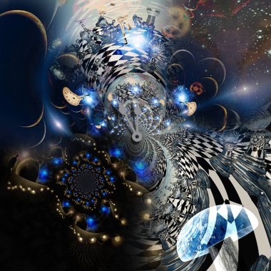 Soyut fraktal arkaplan. bilgisayar destekli grafikler.