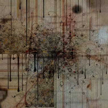 Soyut fraktal arkaplan. bilgisayar dijital çizimi.