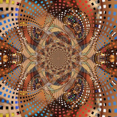 dijital soyut fraktal arkaplan