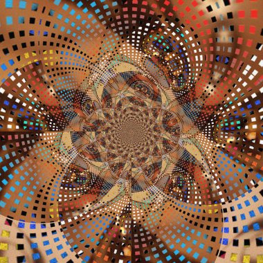 dijital soyut fraktal arkaplan