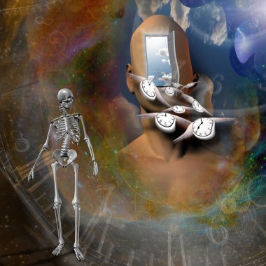 Soyut resim. Meleğin kanatları