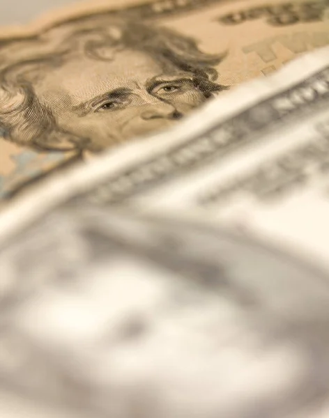 Close Shot Dollars Bill Background — Stock Photo, Image