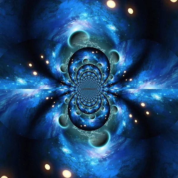 Abstract Fractal Background Computer Generated Graphics — Stock Photo, Image