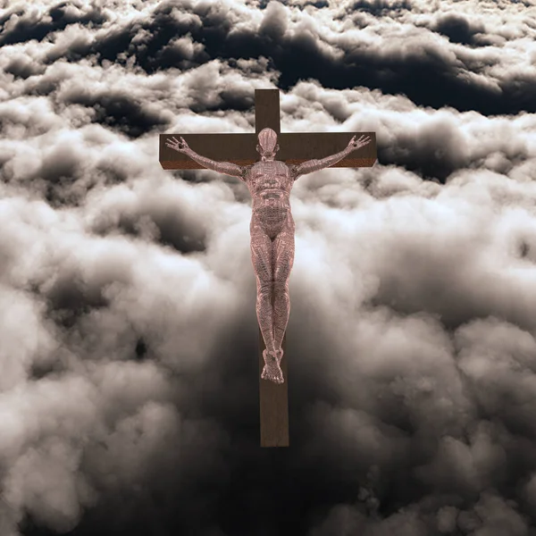 Crucifixion Concept Foi — Photo