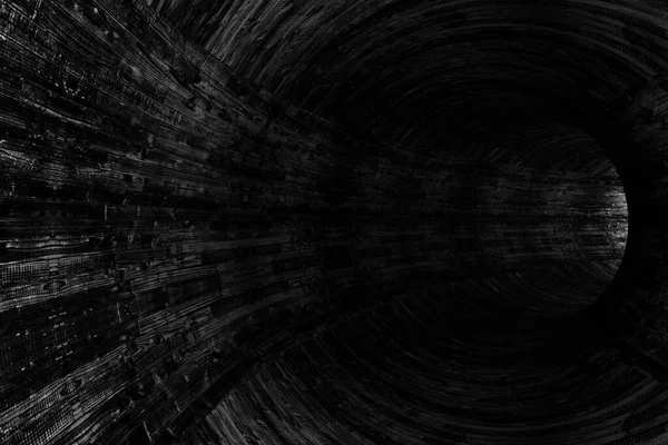 Abstraktní Dřevěný Tunel Vykreslování — Stock fotografie