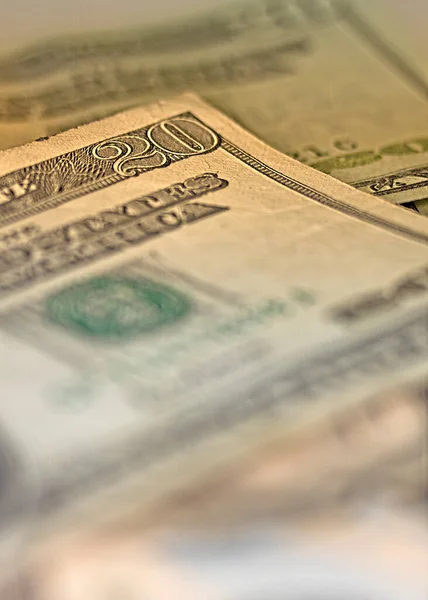 Close Shot Dollars Bill Background — Stockfoto