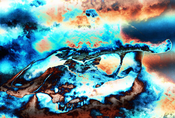 Абстрактный цвет текстурированного фона
