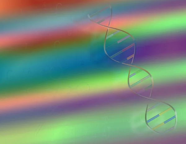 Dna Abstract Colorful Background View — Fotografia de Stock