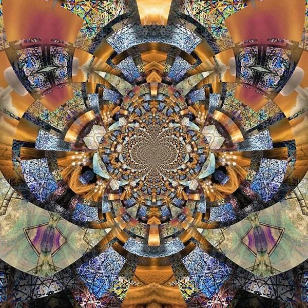 Αφηρημένο Fractal Φόντο Εικόνα Rendering — Φωτογραφία Αρχείου