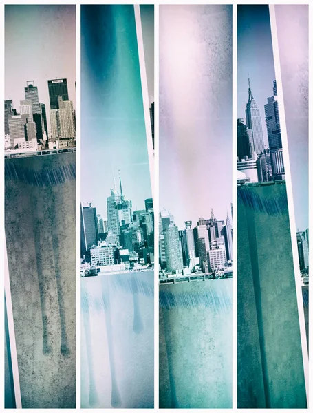 Abstract Background Skyscrapers City — Foto de Stock