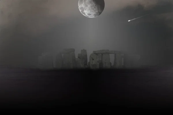 Colorido Ilustración Stonehenge — Foto de Stock