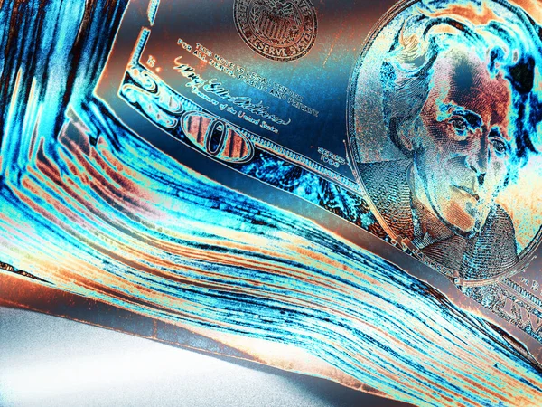 ドル紙幣の イラストレーション — ストック写真