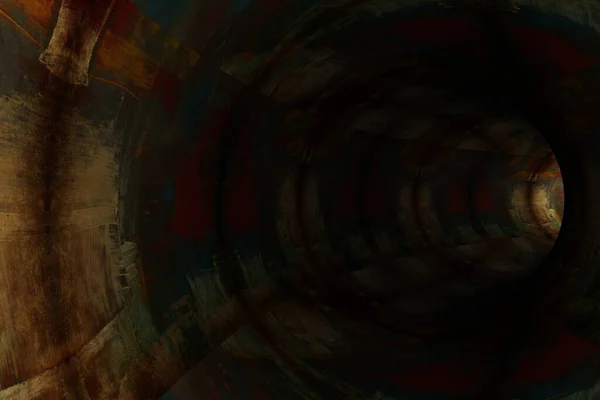 Abstracte Kleurrijke Tunnel Herdringing — Stockfoto