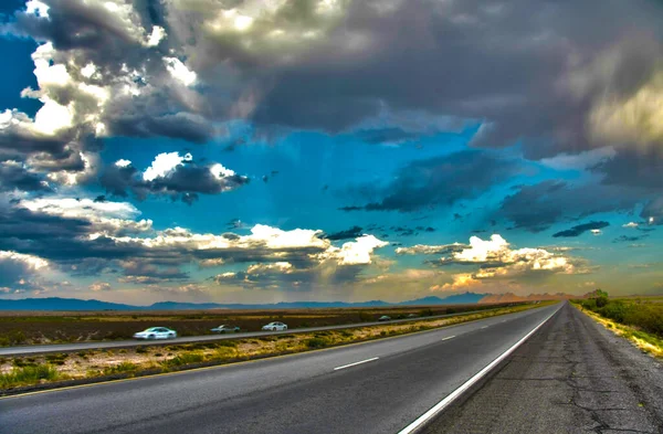 Endless Road Peaceful Rural Scene — Stock Photo, Image