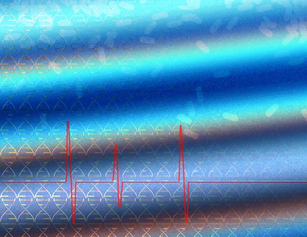 Abstract Digital Illustration Colorful Rainbow Pattern Closeup View — Fotografia de Stock