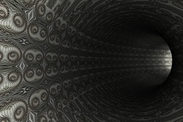 Абстрактный Шаблон Туннеля Рендеринг — стоковое фото