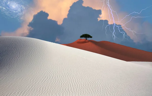 Абстрактный Красочный Фон Пустыни Песчаные Дюны Вид — стоковое фото