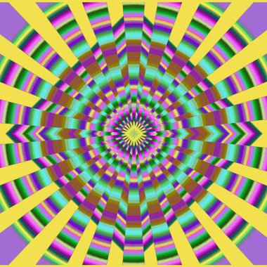 Yıldız patlaması ile renkli soyut arkaplan