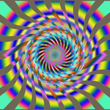 Yıldız patlaması ile renkli soyut arkaplan